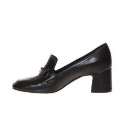 ALESSANDRA PELUSO MOCASSINO TACCO Q904 NERO