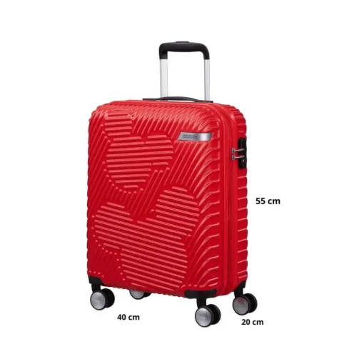 AMERICAN TOURISTER BAGAGLIO A MANO 59C-001-00 MICKEY CLOUDS ROSSO