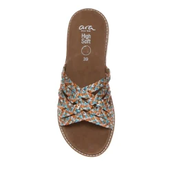 ARA 28120-18 CIABATTA INTRECCIO MULTICOLOR
