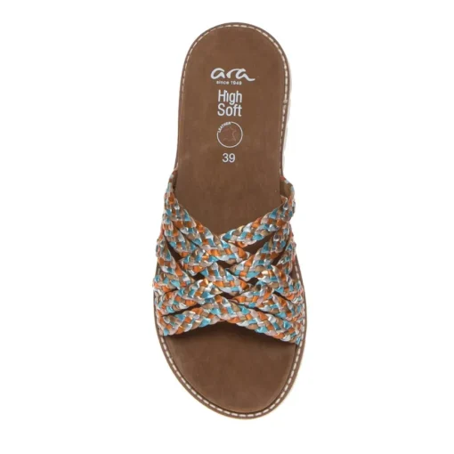 ARA 28120-18 CIABATTA INTRECCIO MULTICOLOR
