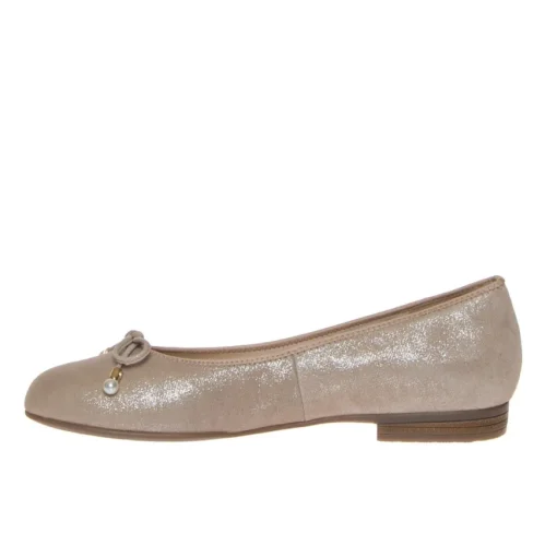 ARA SARDINIA 31324 BALLERINA DONNA PELLE GLITTER NUDE