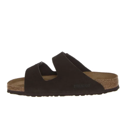 BIRKENSTOCK CIABATTA ARIZONA SOFT 951313 CAMOSCIO MARRONE NARROW FIT