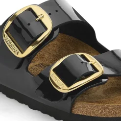 BIRKENSTOCK CIABATTA ARIZONA BIG BUCKLE 1027918 NERO NARROW FIT