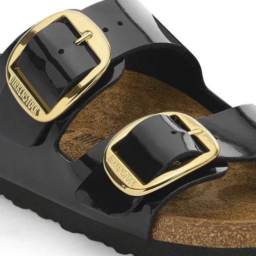 BIRKENSTOCK CIABATTA ARIZONA BIG BUCKLE 1027918 NERO NARROW FIT