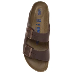 BIRKENSTOCK CIABATTA DONNA ARIZONA SOFT 452763 OILED MARRONE NARROW FIT