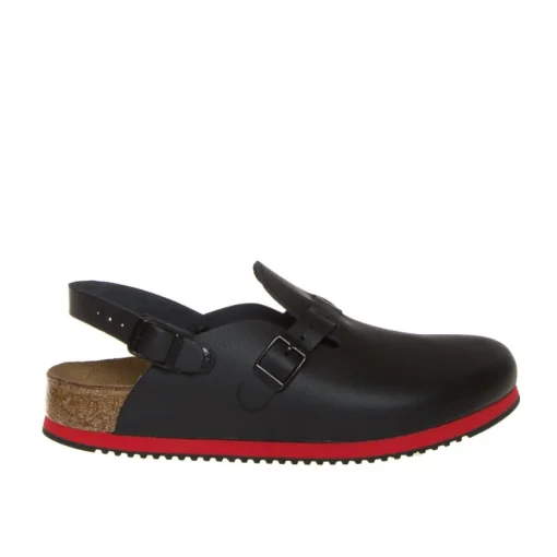 BIRKENSTOCK CIABATTA KAY PROF SOFT 582636 NERO NARROW FIT