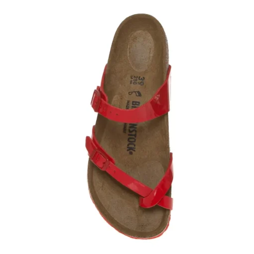 BIRKENSTOCK CIABATTA MAYARI INFRAPOLLICE 1023985 ROSSO REGULAR FIT