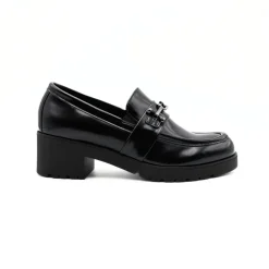 BOTTEGA LOTTI MOCASSINO TACCO 224024 NERO