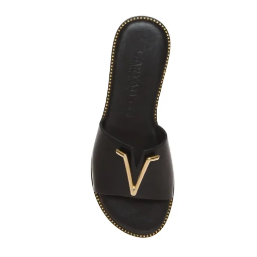 CARYATIS CIABATTA 6428 PELLE NERO