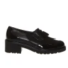 CINZIA VALLE 9422 MOCASSINO SLIPON PELLE VERNICE NERO