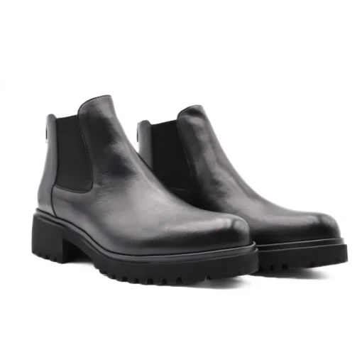 CINZIA VALLE STIVALETTO 10375 NAPPA NERO