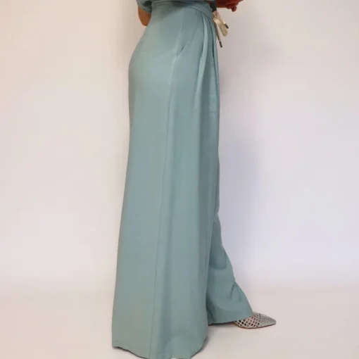 CROCHÈ PANTALONE CR06519-910 ACQUA