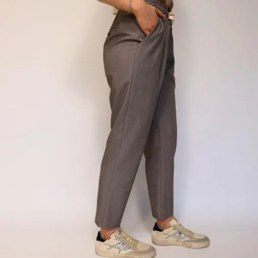 CROCHÈ PANTALONE CR06508-024 GRIGIO