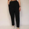 CROCHÈ PANTALONE CR06487-1405 NERO