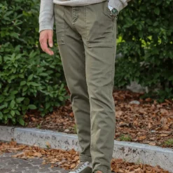 DSTREZZED PANTALONE 51881 OLIVA