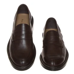 FRANCO FEDELE 6469 MOCASSINO COLLEGE PELLE TESTA MORO