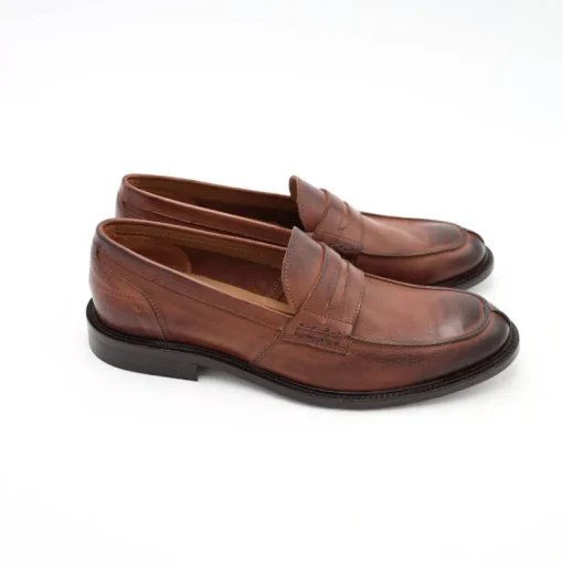 FRANCO FEDELE 6469 MOCASSINO MASCHERINA MARRONE