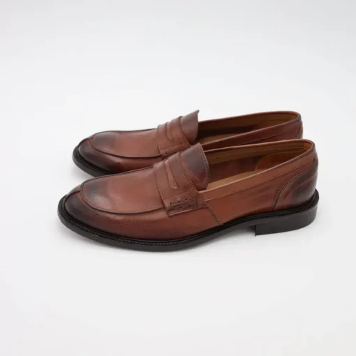 FRANCO FEDELE 6469 MOCASSINO MASCHERINA MARRONE