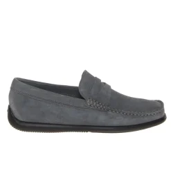 FRAU 14D2 MOCASSINO MASCHERINA CAMOSCIO GRIGIO