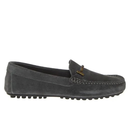 FRAU 31D4 MOCASSINO MORSETTO CAMOSCIO GRIGIO