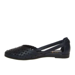 FRAU 03P0 BALLERINA PELLE LASERATA BLU NAVY