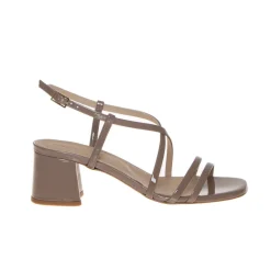 FRAU 93T2 SANDALO DONNA PELLE VERNICE BEIGE