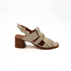 GUGLIELMO ROTTA SANDALO GLORY CHALK AVORIO
