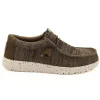 HEY DUDE SLIPON WALLY SOX 40019-255 MESH MARRONE