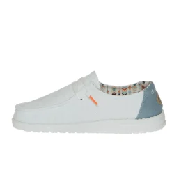 HEY DUDE WENDY BOHO SLIPON PIZZO BIANCO