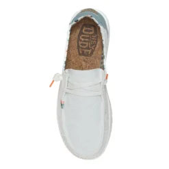 HEY DUDE WENDY BOHO SLIPON PIZZO BIANCO