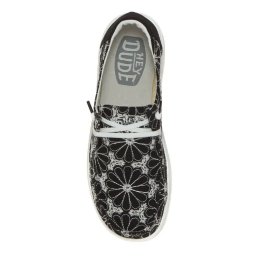 HEY DUDE WENDY RISE SLIPON PLATFORM PIZZO NERO