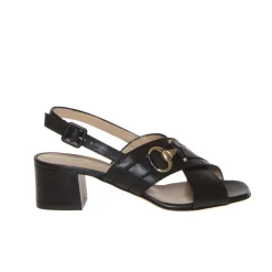 LUCA GROSSI H883S SANDALO NERO MORSETTO