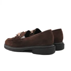 LUCA GROSSI MOCASSINO G882M CAMOSCIO MARRONE