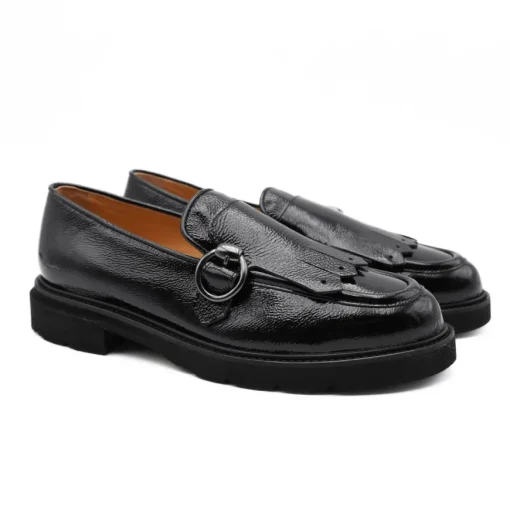 LUCA GROSSI MOCASSINO H485M NAPLAK NERO
