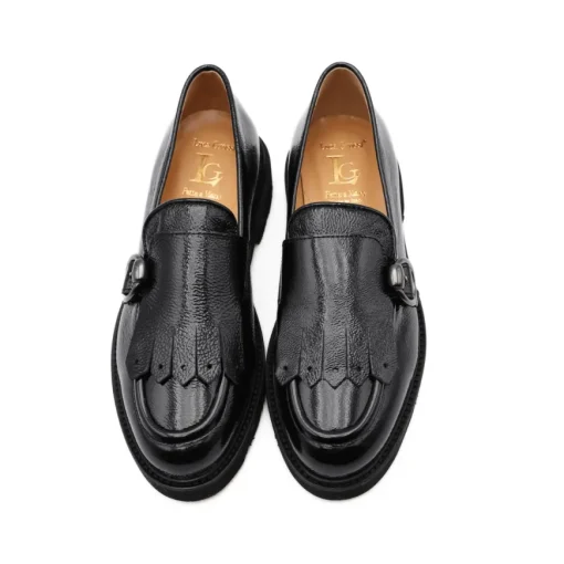 LUCA GROSSI MOCASSINO H485M NAPLAK NERO