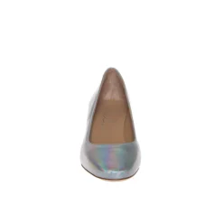 MALÙ 2370 DECOLETTE PELLE LAMINATO ARGENTO