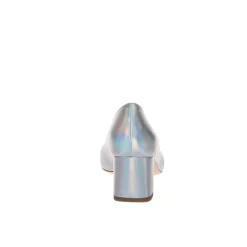 MALÙ 2370 DECOLETTE PELLE LAMINATO ARGENTO