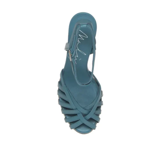 MALU 9806/G SANDALO GABBIA BLU TURCHESE