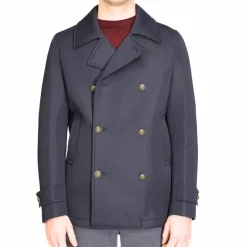 MARKUP CAPPOTTO MK794621 DOPPIO PETTO BLU