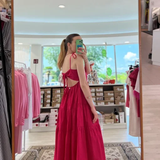 MARKUP MW461219 VESTITO MIDI FUCSIA