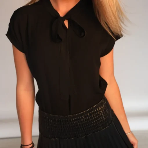MARYLEY 23IB844-2 CAMICIA DONNA NERO