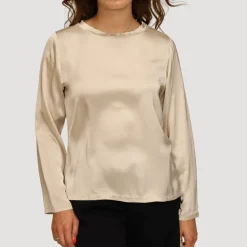 MARYLEY MAGLIA 24IB802-501 BEIGE