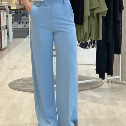 MARYLEY PANTALONE 25EB515 AZZURRO