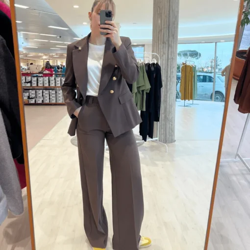 MARYLEY PANTALONE 25EB515 CIOCCOLATO