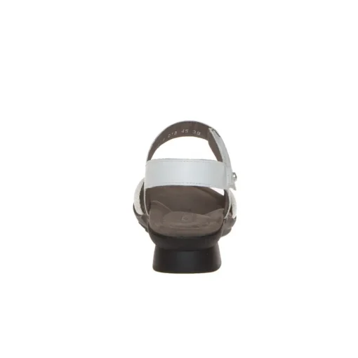 MEPHISTO SANDALO PATTIE PELLE BIANCO-ARGENTO
