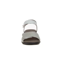 MEPHISTO SANDALO PATTIE PELLE BIANCO-ARGENTO