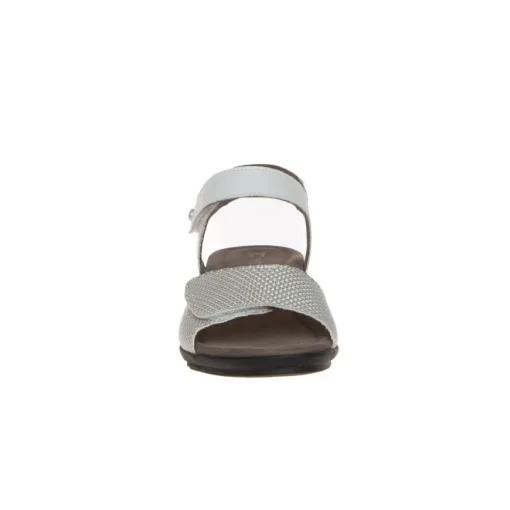 MEPHISTO SANDALO PATTIE PELLE BIANCO-ARGENTO