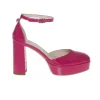 NERO GIARDINI E307060DE-609 DECOLLETE ZEPPA FUXIA