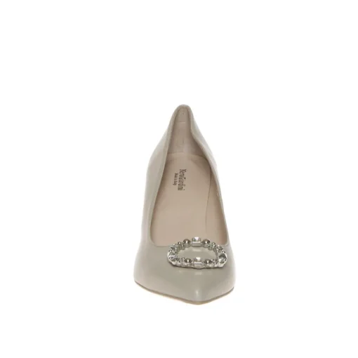 NERO GIARDINI E307000DE-702 DECOLLETE ACCESSORIO BEIGE