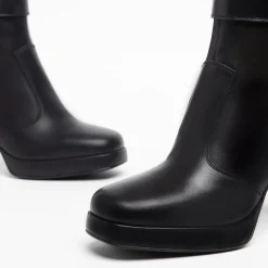 NERO GIARDINI I308220D-100 STIVALETTO PELLE NERO
